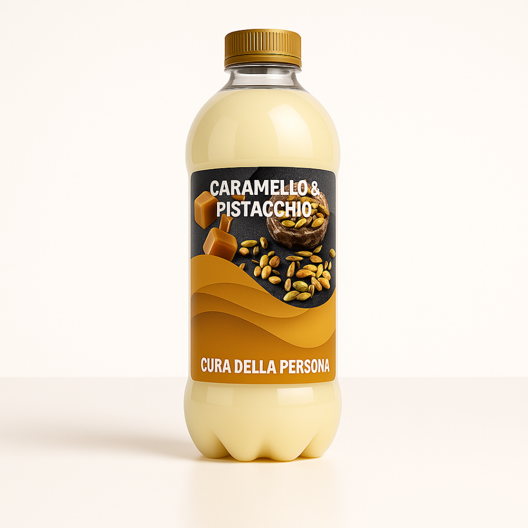 Bagnoschiuma Caramello e Pistacchio
