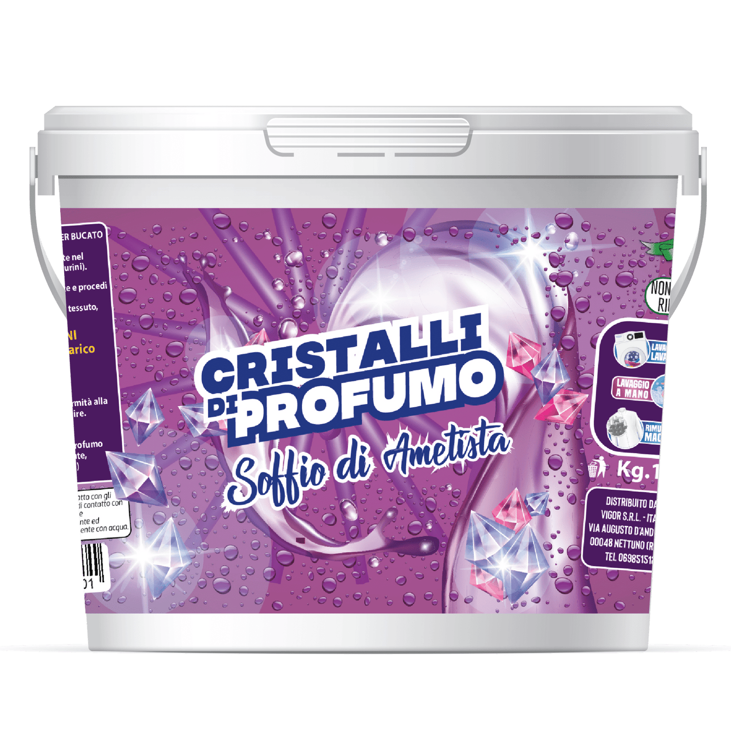 Cristalli Profumati Soffio di Ametista
