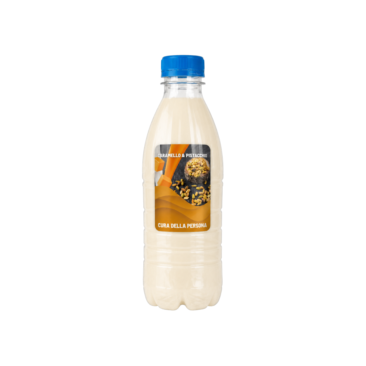 Bagnoschiuma Caramello e Pistacchio, flacone da 1 litro
