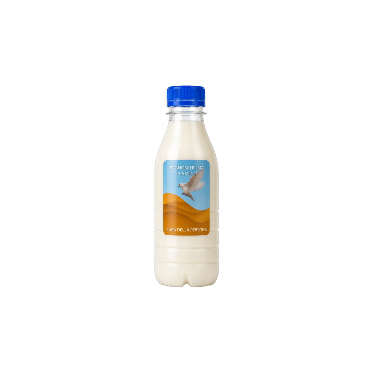 Bagnoschiuma Classic D, flacone da 0,5 litri