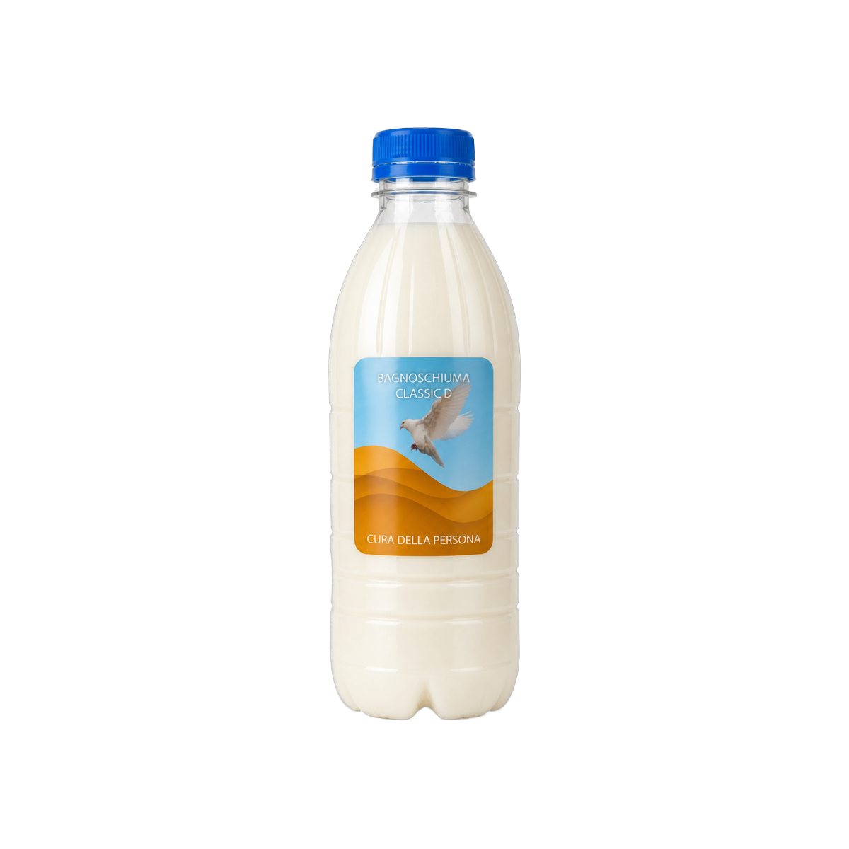 Bagnoschiuma Classic D, flacone da 1 litro