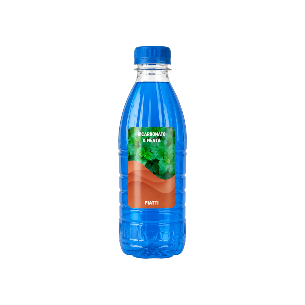 Lavapiatti Menta e Bicarbonato, flacone da 1 litro