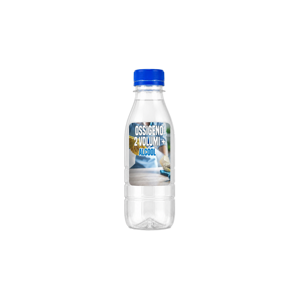 Ossigeno 2 Volumi + Alcol, flacone da 0,5 litri