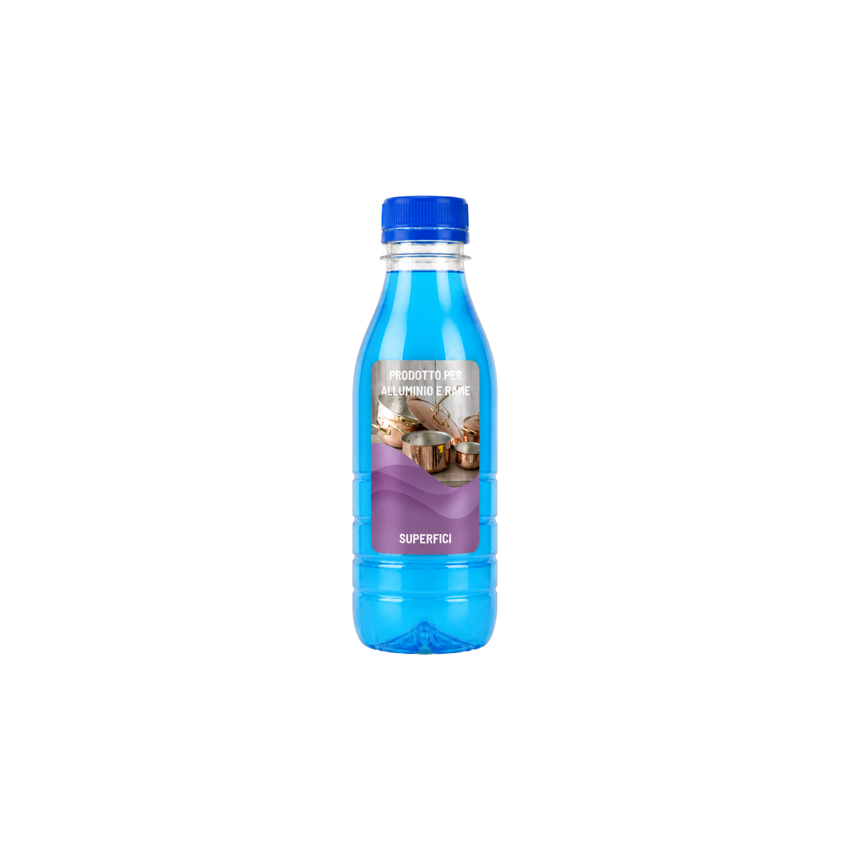 Prodotto Detergente per Alluminio e Rame, flacone da 0,5 litri