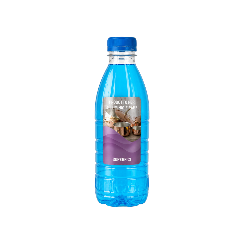 Prodotto Detergente per Alluminio e Rame, flacone da 1 litro