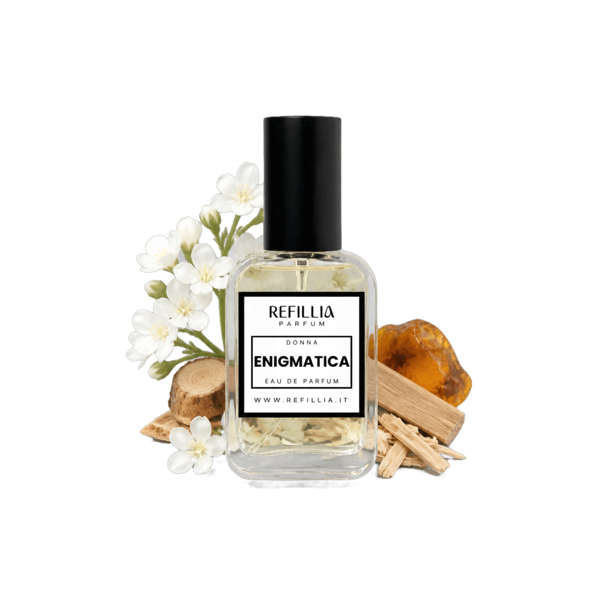 Profumo Donna - Enigmatica, flacone con le note olfattive