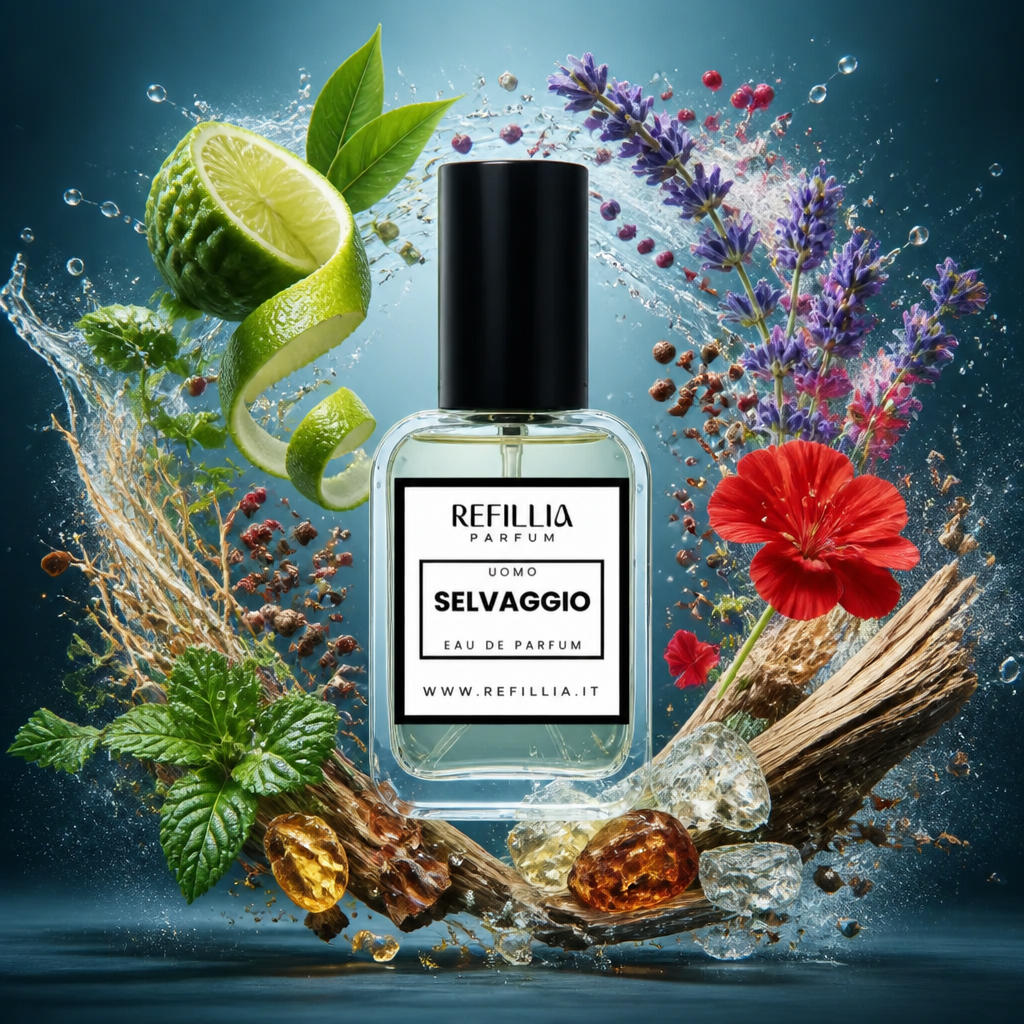 Profumo Uomo Selvaggio Refillia Parfum con note olfattive
